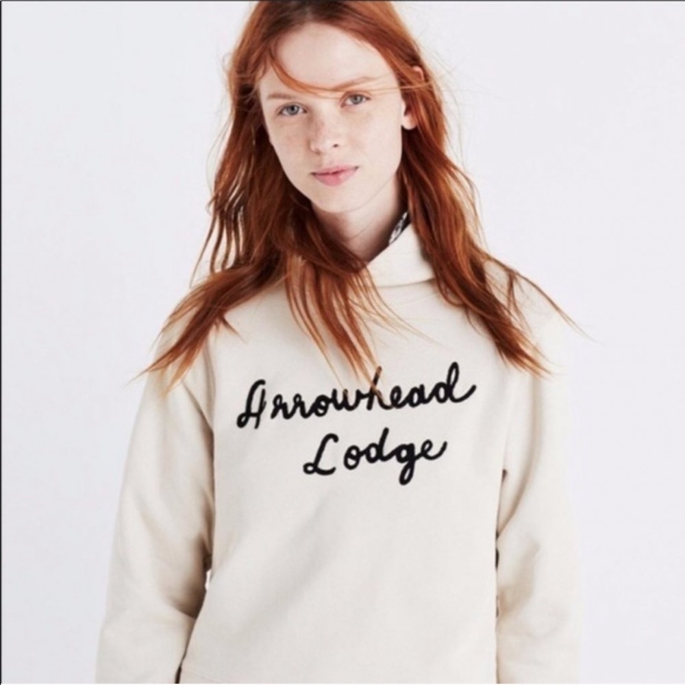 MADEWELL Arrowhead Lodge Cropped Sweatshirt XS